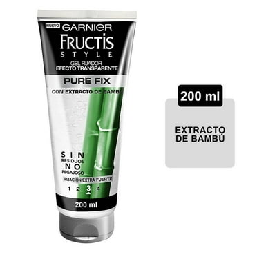 Gel para cabello Garnier Fructis style pure fix bambú 200 ml