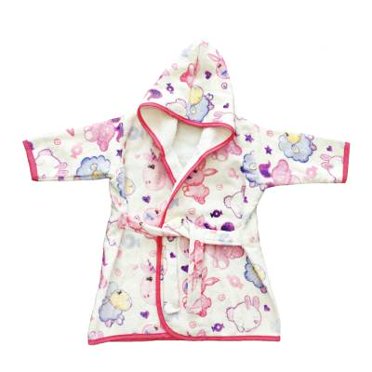 Bata de Baño para Bebé Towel Unicornios Niña