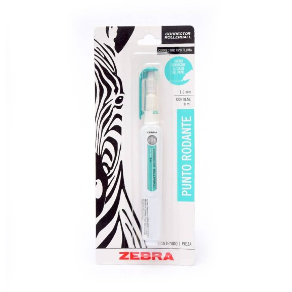 Corrector Zebra líquido tipo pluma 1.0 mm