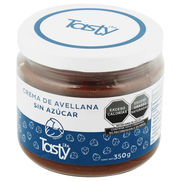 Crema de avellanas Tasty Diabetics sin azúcar 350 g