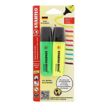 Marcatextos Stabilo Boss fluorescentes 2 pzas