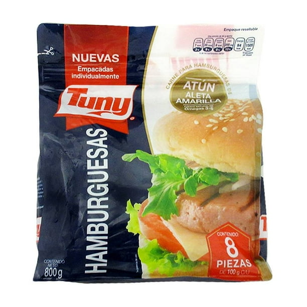 Hamburguesas de atún Tuny 800 g