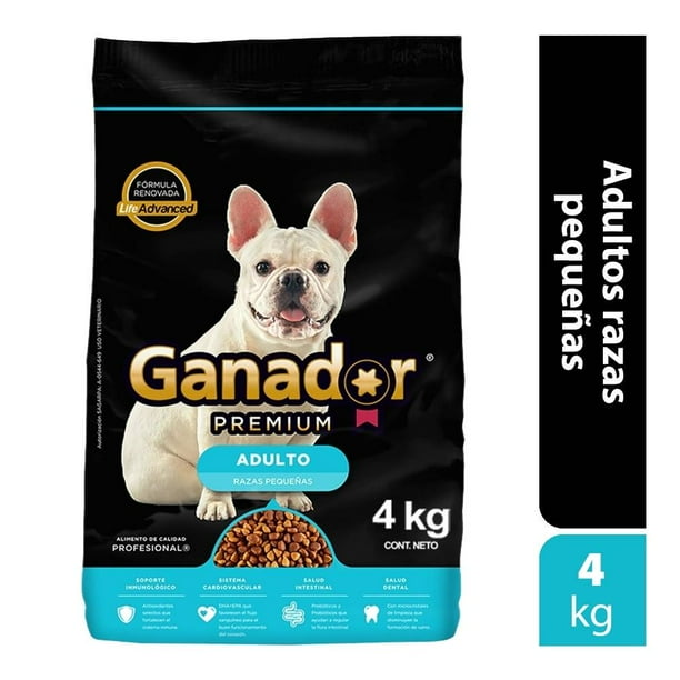 Alimento para Perro Ganador Premium adulto razas pequeñas 4kg