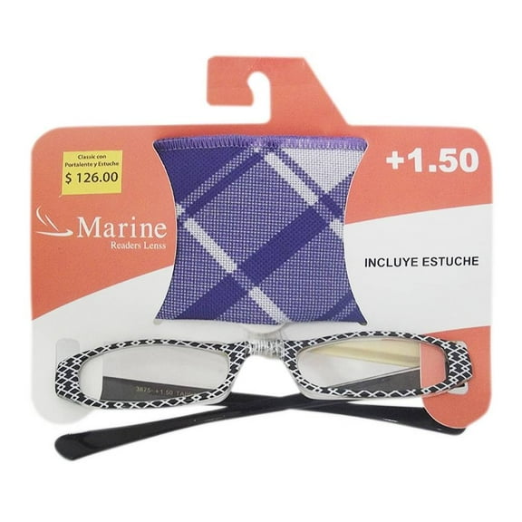 Lentes Marine classic graduación + 1.50 vista cansada 1 pza