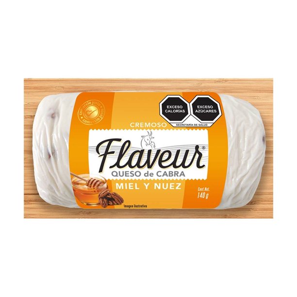 Queso de cabra Flaveur miel y nuez 140 g