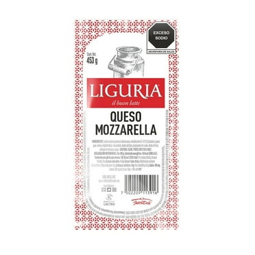 Queso mozzarella Liguria 453 g