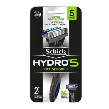 Máquina para afeitar Schick Hydro 5 piel sensible 2 pzas