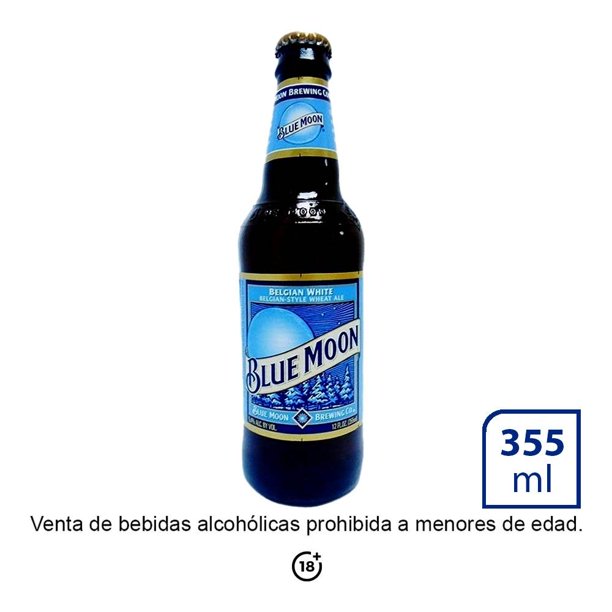 Cerveza Blue Moon belgian white 355 ml