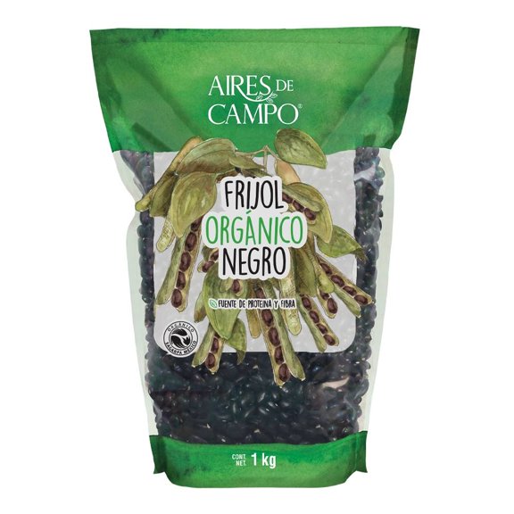 Frijol negro Aires de Campo orgánico 1 kg