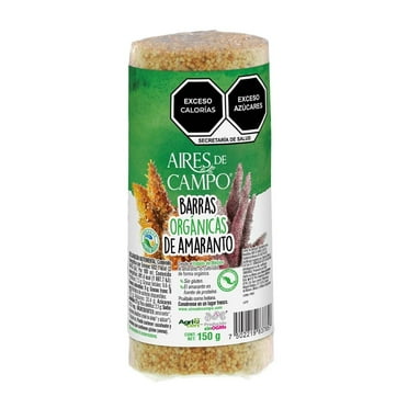 Barras de amaranto Aires de Campo orgánicas de amaranto 150 g
