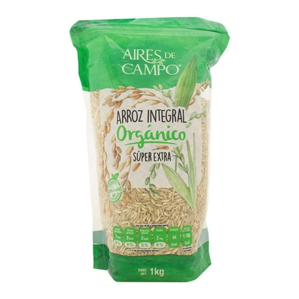 Arroz Aires de Campo orgánico integral súper extra 1 kg