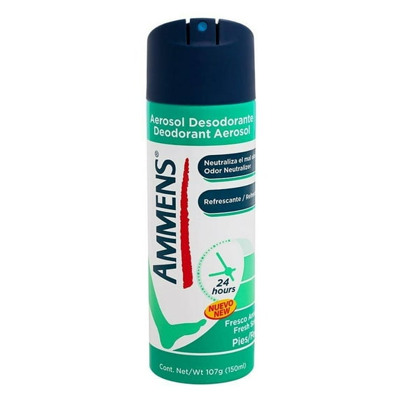 Aerosol desodorante para pies Ammens aroma fresco 150 ml