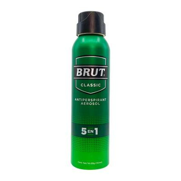 Antitranspirante Brut Classic 5 en 1 en aerosol para caballero 150 ml