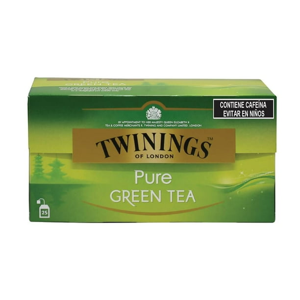 Té verde Twinings puro 25 sobres de 2 g c/u