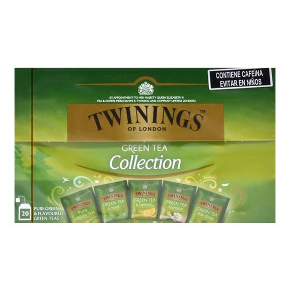 Té verde Twinings selección 20 sobres de 1.7 g c/u