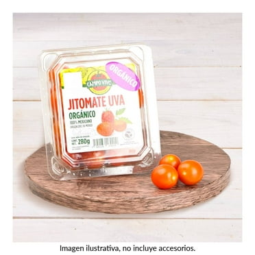 Jitomate uva orgánico Campo Vivo 280 g