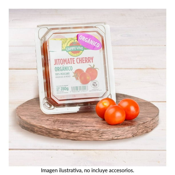 Jitomate cherry orgánico Campo Vivo 280 g