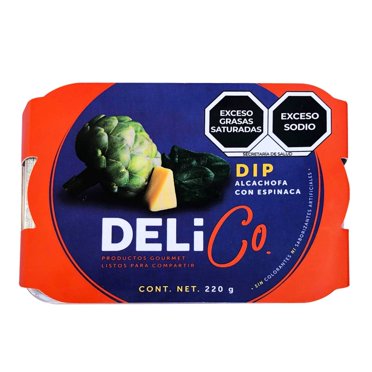 Dip Delico de alcachofa con espinaca 220 g