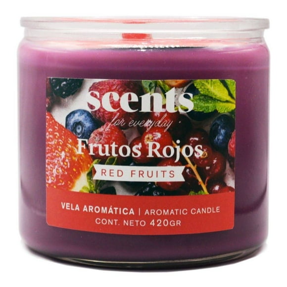 Vela Aromática Scents For Everyday Frutos Rojos 420 g