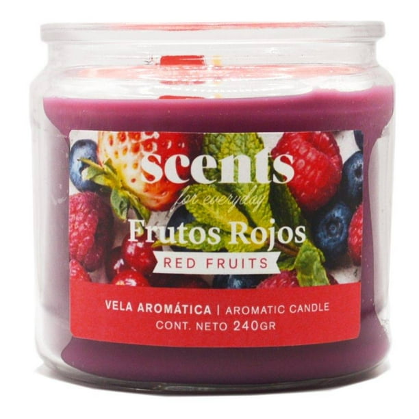 Vela Aromática Scents For Everyday Frutos Rojos 240 g