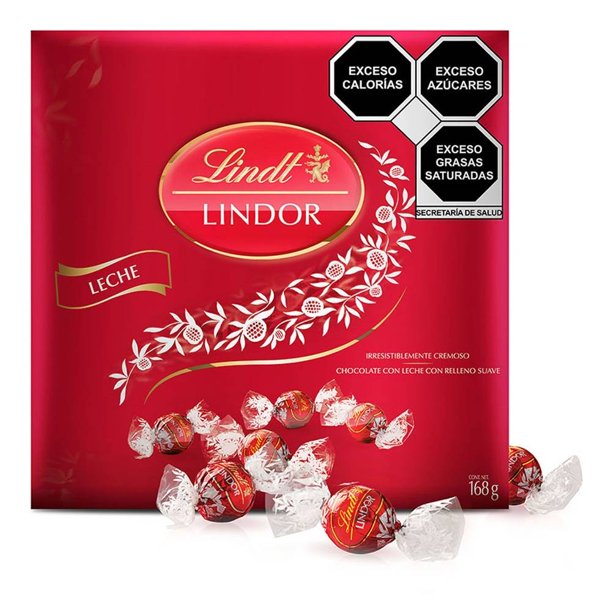 Chocolate Lindt Lindor con relleno suave 168 g