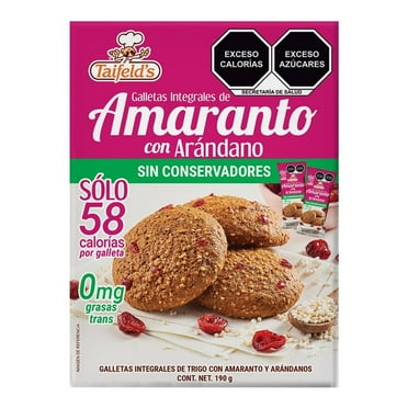 Galletas Taifeld's integrales de amaranto con arándano 190 g