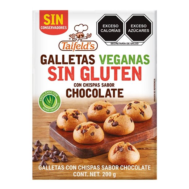 Galletas Taifelds sin gluten con chispas sabor chocolate 200g