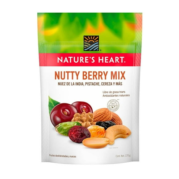 Frutas deshidratadas y nueces Nature's Heart nutty berry mix 170 g