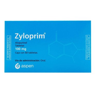 Zyloprim 100 mg 60 tabletas