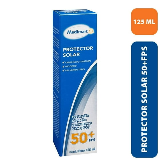 Protector solar Medimart 50+ FPS 125 ml