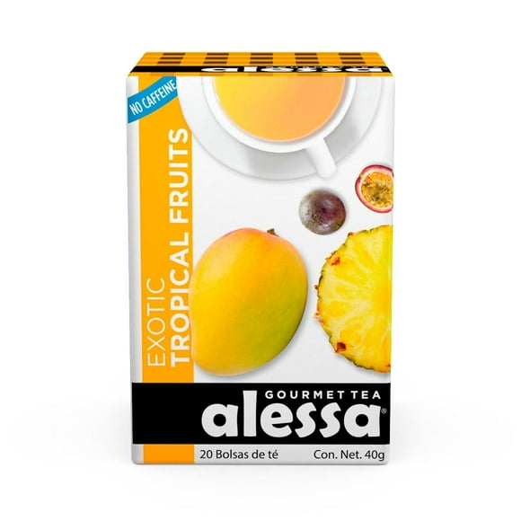 Té Alessa Exotic tropical fruits 20 sobres de 2 g c/u