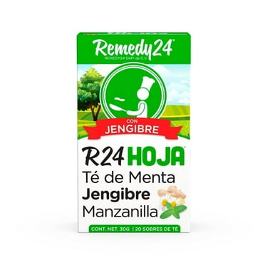 Té Remedy 24 hoja menta hinojo y jengibre 20 pzas