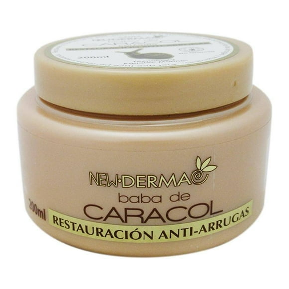 Crema New Derma baba de caracol restauración anti arrugas 200 ml