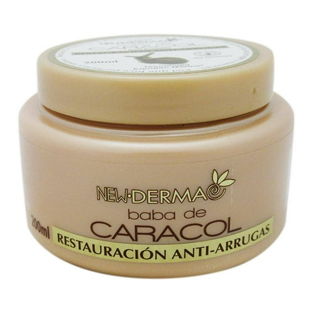 Crema New Derma baba de caracol restauración anti arrugas 200 ml