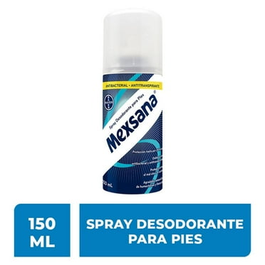 Desodorante para pies Mexsana antitranspirante y antibacterial en spray 15 ml