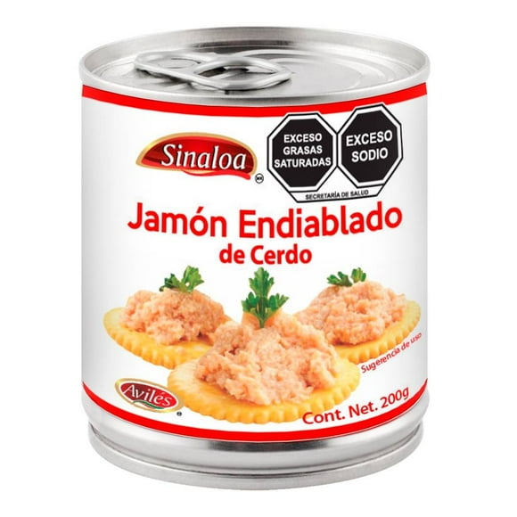 Jamón de cerdo Avilés Sinaloa endiablado 200 g