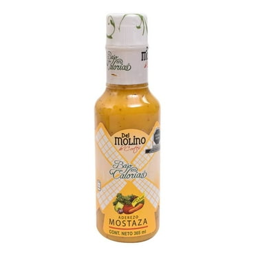 Aderezo Del Molino de Cortés tipo mostaza bajo en calorías 365 ml
