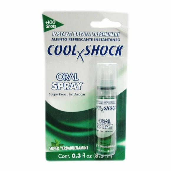 Oral spray Cool x Shock yerbabuena mint 8.5 ml