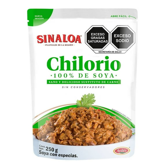 Chilorio Avilés Sinaloa soya 250 g