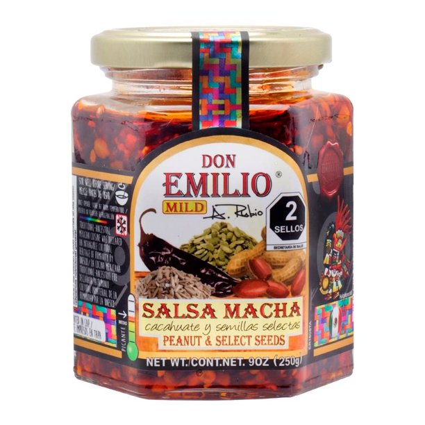 Salsa macha Don Emilio de cacahuate con semillas 250 g