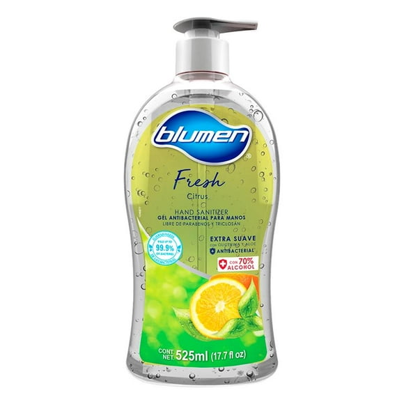 Gel antibacterial Blumen Fresh Citrus para manos 525 ml