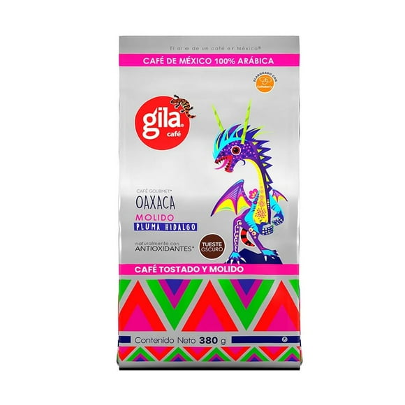 Café Gila Oaxaca pluma Hidalgo altura tostado y molido 380 g