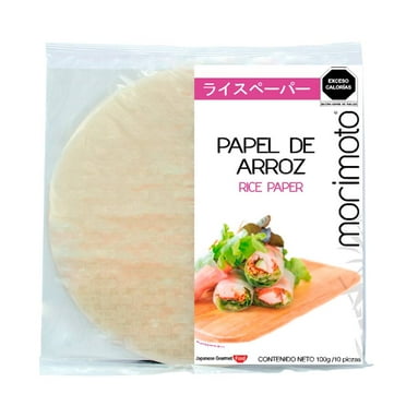 Papel arroz Morimoto para sushi 10 pzas