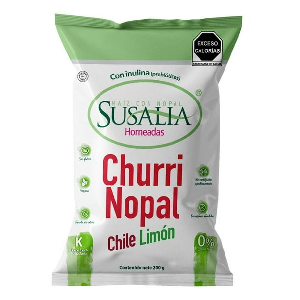 Churros de nopal Susalia Churri Nopal sabor chile limón 200 g