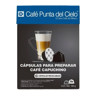 Cápsulas de café Punta del Cielo capuchino 16 pzas