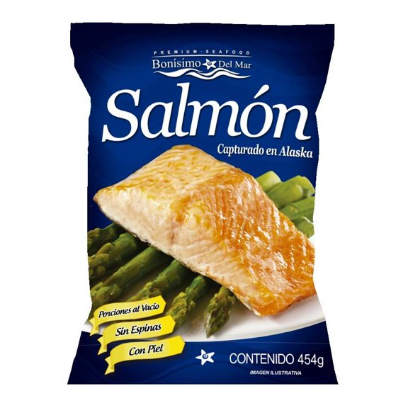 Salmón Bonísimo del Mar con piel 454 g