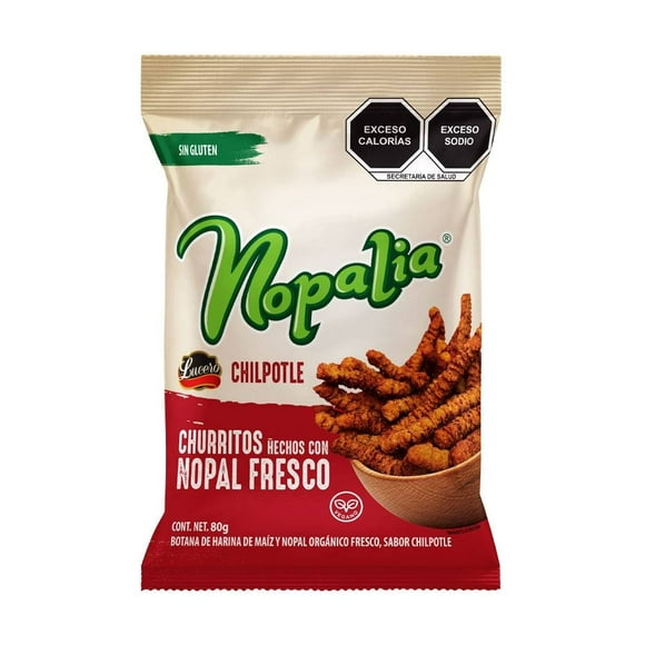 Churritos Nopalia chipotle 80 g