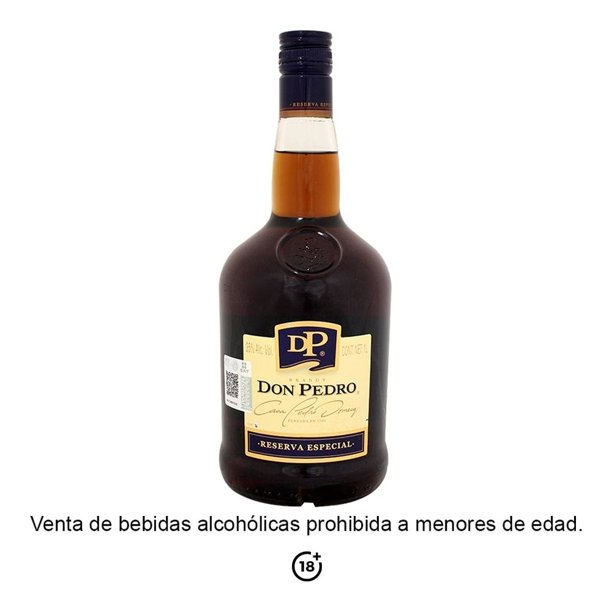 Brandy Don Pedro Casa Pedro Domecq reserva especial 1 l
