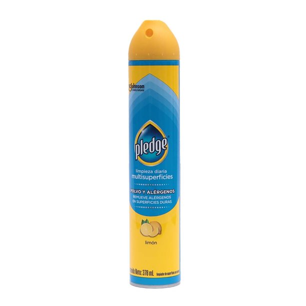 Limpiador en aerosol Pledge multisuperficies aroma limón 378 ml