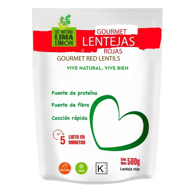 Lentejas rojas Eat Natural Lima Limón 500 g